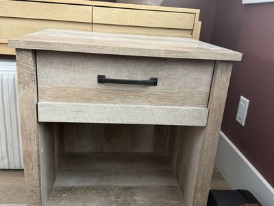 Wood Nightstand