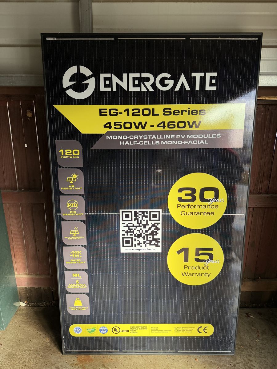 Energate 460W Commercial Grade Solar Panel