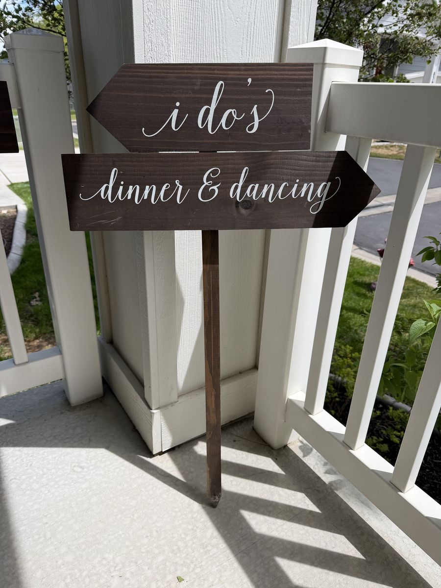 Wedding/Reception Yard Signs