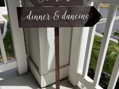 Wedding/Reception Yard Signs
