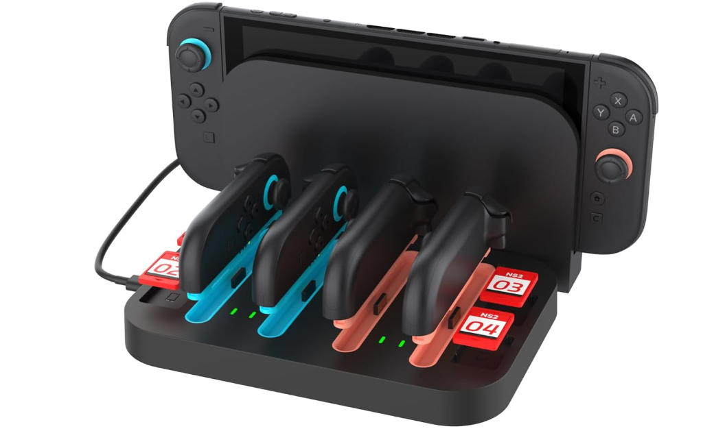 NEW in box  4-Port Magnetic Controller Fast Charger Stand