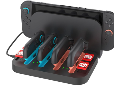 NEW in box 4-Port Magnetic Controller Fast Charger Stand