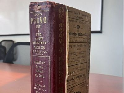 RARE Provo City Directory, 1935-1936