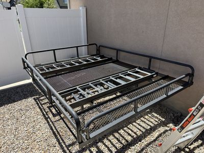 Two-Place Side-Load Four Wheeler Truck Hauler with Ramps