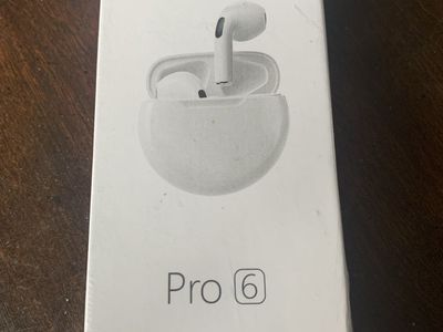 Pro 6 bluetooth Wireless Earbuds, New