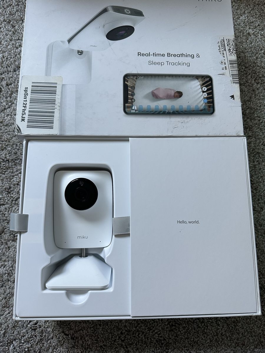 Baby camera monitor (breathing and movement alerts)