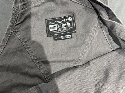 Carhartt light weight grey overalls 38/32