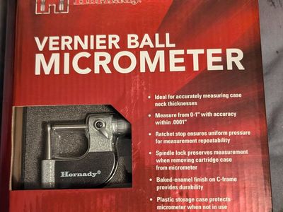 Vernier Ball Micrometer New