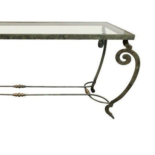 RARE / Hard to find 69in Verdigris Metal glass con