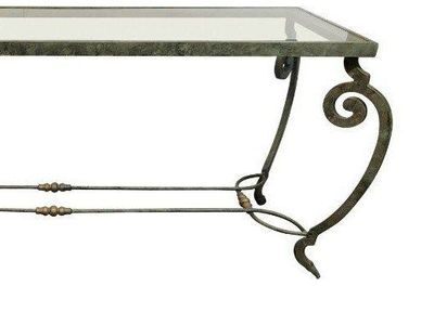 RARE / Hard to find 69in Verdigris Metal glass con