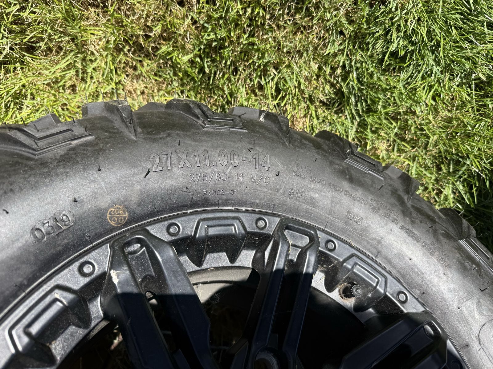 Polaris General tires and rims