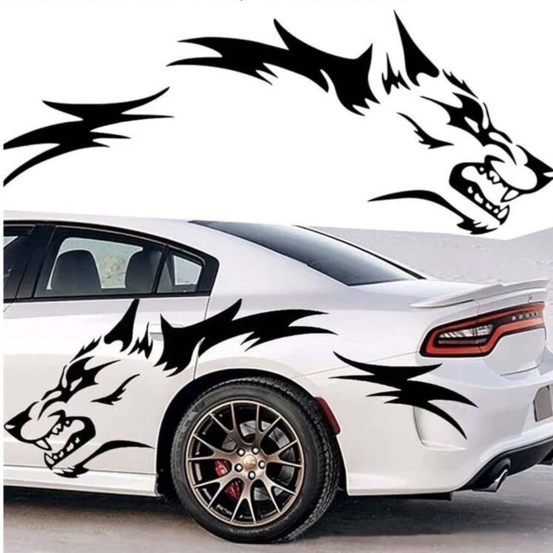 Wolf Car Sticker Decal