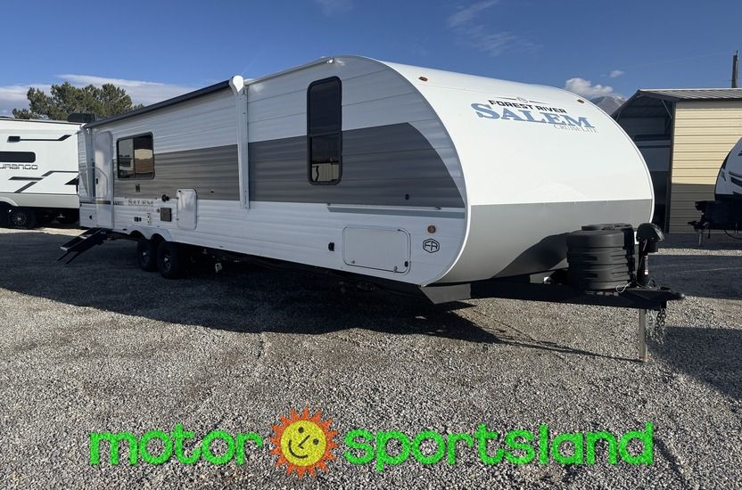 2026 Forest River Salem 28ICE Rear Living Room Loft U-Shaped Dinette