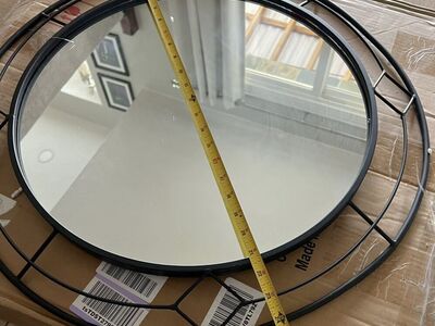 Brand New Mirror 24 in black
