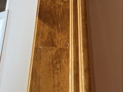 Wood Mantle / Shelf