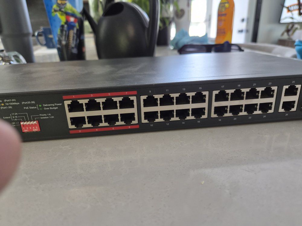TP-Link TL-SL1226P 24-Port 10/100Mbps with 2-Port Gigabit Switch PoE+
