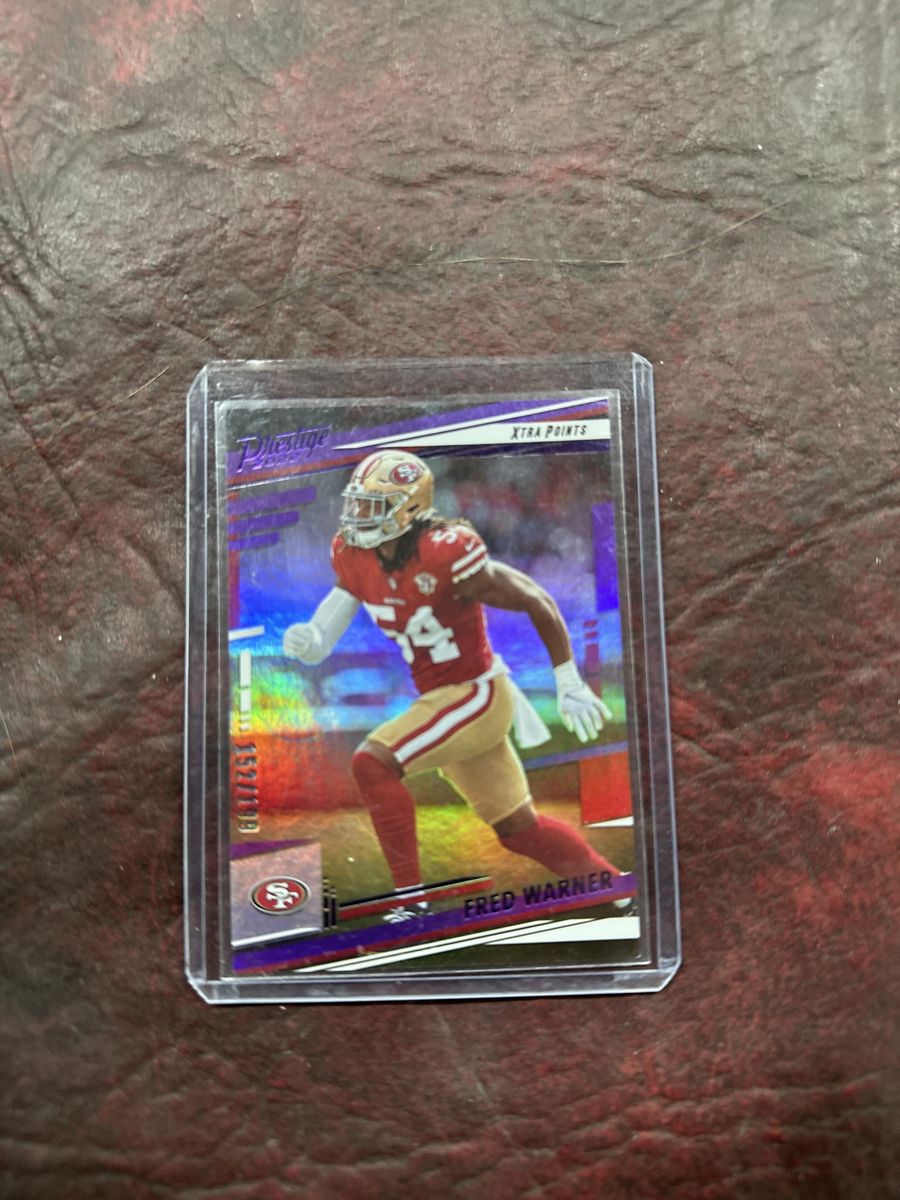 Fred Warner 2023 Panini Prestige Xtra Points Rookie Card 152/199 San Francisco 49ers