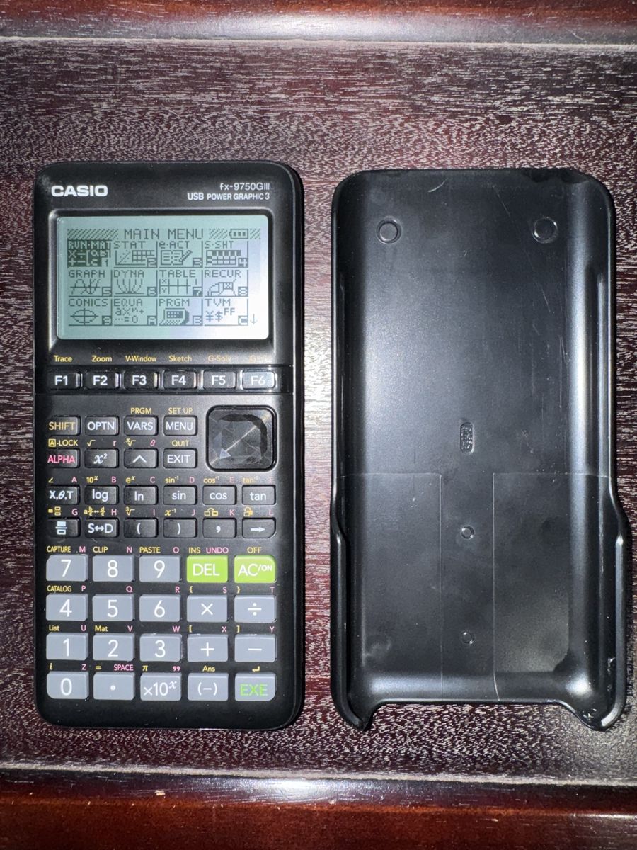 Casio fx-9750GIII Graphing Calculator with Slide Cover