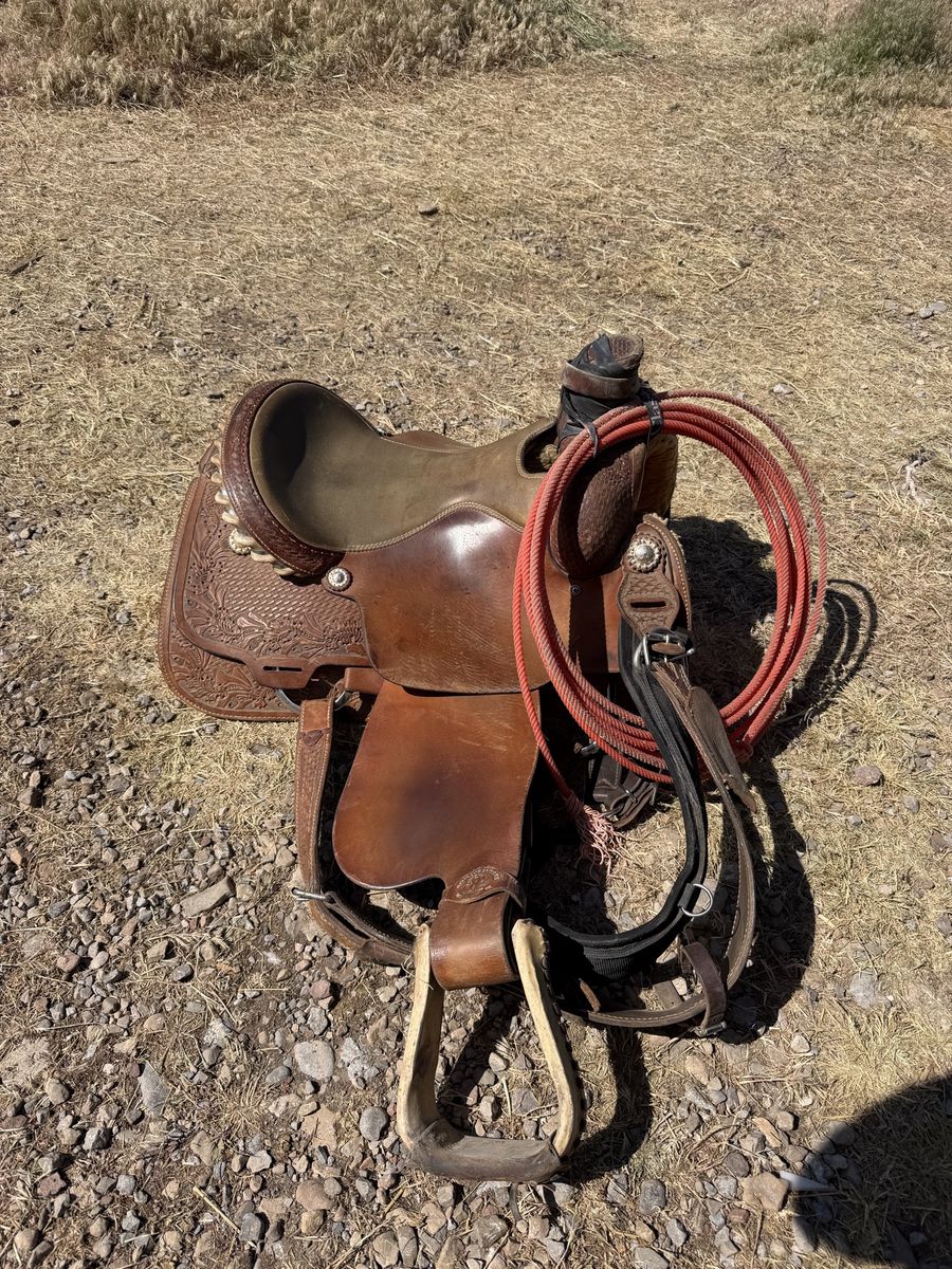 Used 15.5 Roping Saddle