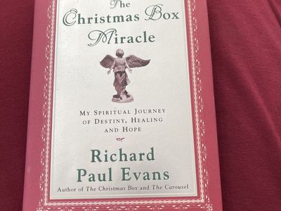 The Christmas Box Miracle: My Spiritual Journey by Richard Paul Evans - Healing & Hope Hardcover Book BRAND NEW