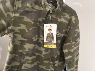 Boys clothes, youth quest fleece, pullover, 7/8 yr