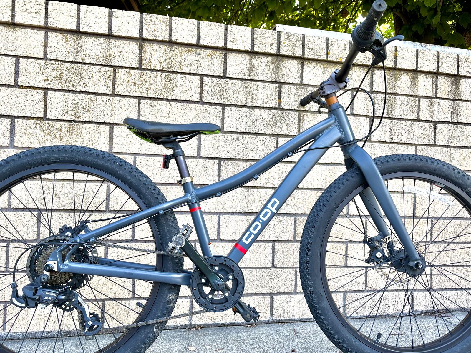 REI CoOp Rev 24 kids Mtn bike. 24” wheels, disc brakes $500 new