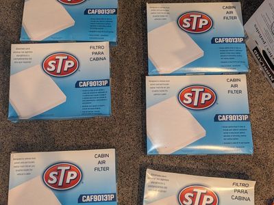 STP CAF90131P Cabin Air Filters (6-Pack) - New, removes dust, pollen & particulate matter