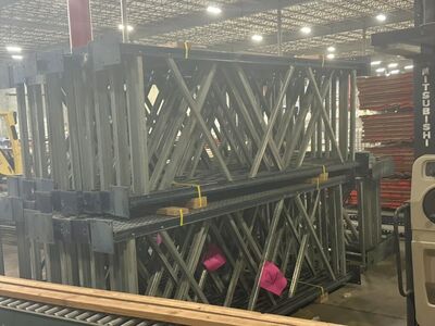 42 Inch Deep Teardrop Frames, 10 Foot Tall