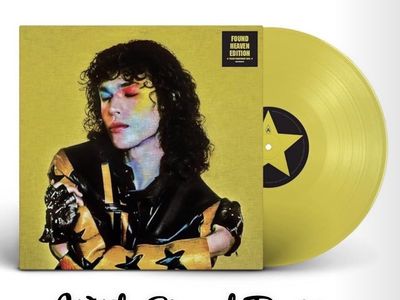 Conan Gray-SIGNED Found Heaven Transparent Yellow Vinyl LP-Signed Poster-SEALED