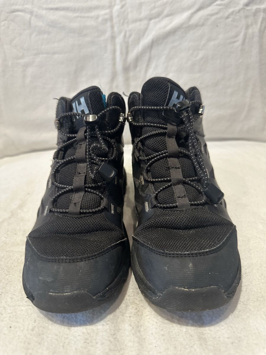 Helly Hansen youth size 4 black mesh Wtrprf hiking boots