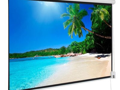 92” Motorized Projector Screen + ViewSonic DLP 3D Ready Projector Bundle