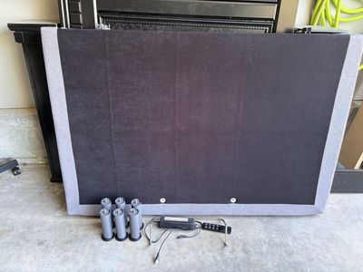 Queen Size Adjustable Bed Base with Wireless Remote Control, Head and Foot Incline, USB, and Under-Bed Light
