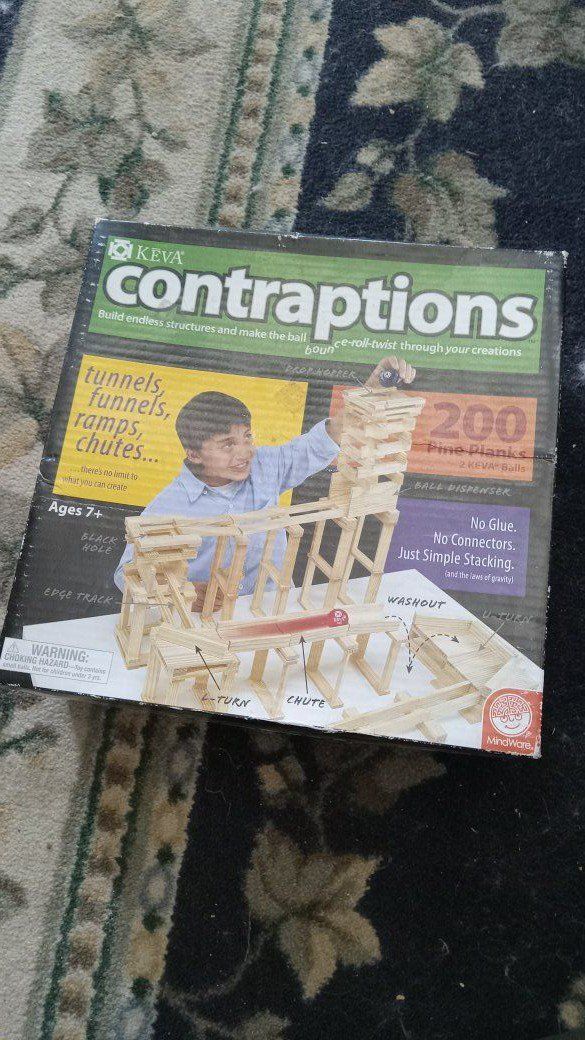 Contraptions Wood Building Blocks Game For Kids