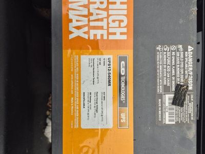 C&D Technologies UPS12-540MR High Rate Max 12V 147AH Sealed Lead Acid UPS Battery
