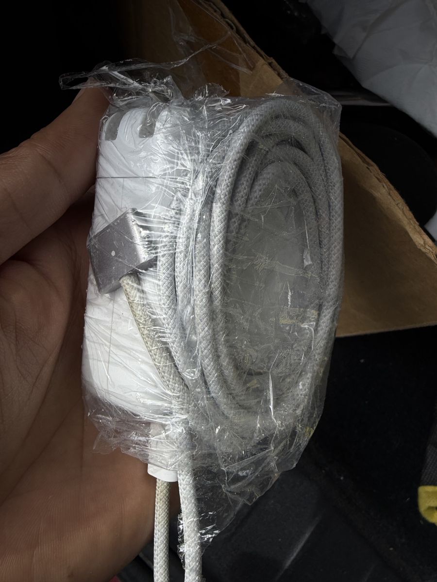 67w apple charger with its magsafe 3 cable