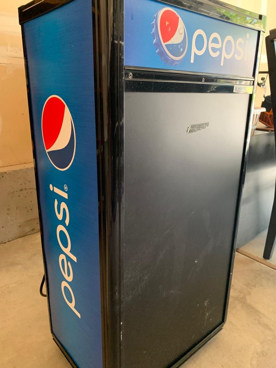 Coolpoint Pepsi Mini Fridge - Compact Beverage Cooler for Home, Office, or Dorm