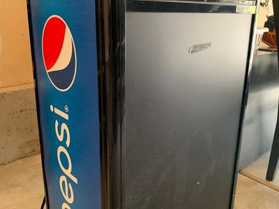Coolpoint Pepsi Mini Fridge - Compact Beverage Cooler for Home, Office, or Dorm