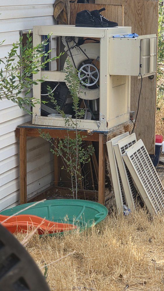 Used Evaporative Cooler - Complete Unit with Panels (Condition Unknown)
