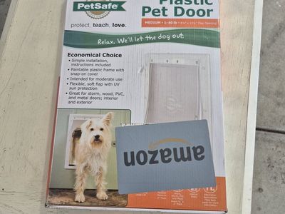 pet door. new