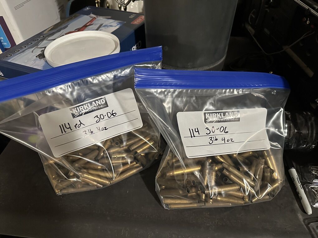 Brass 30-06 228 Pieces Over 6 Lb
