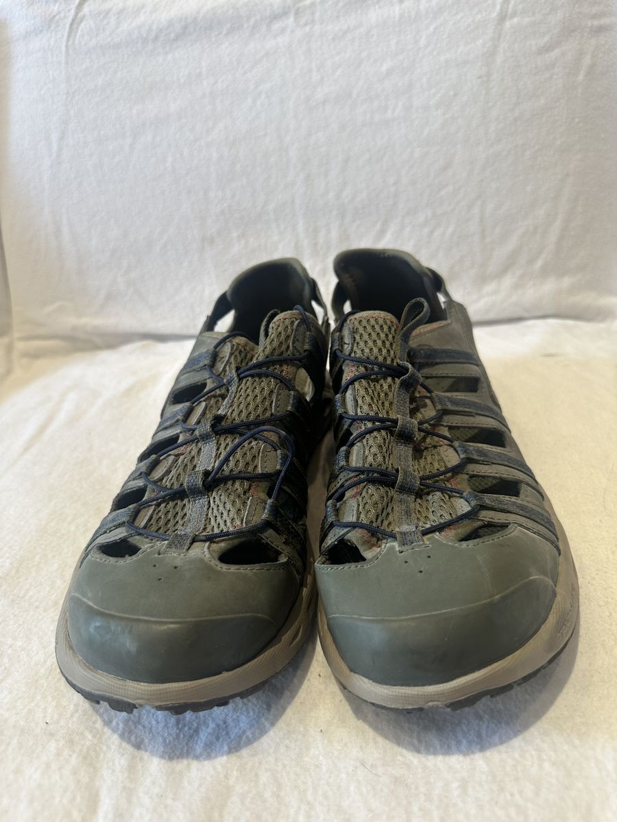 Columbia Mens 10.5 Olive Green, Hiking Sandals