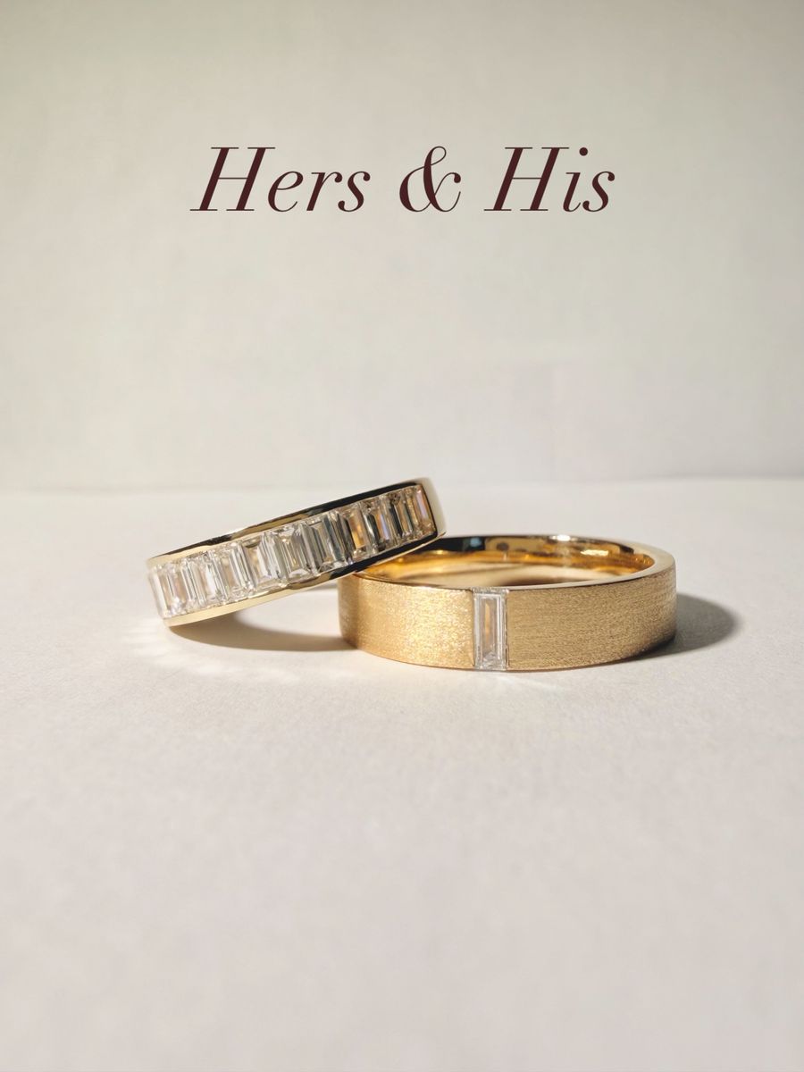 Baguette Lab Grown Diamond Eternity Band/ Wedding Band
