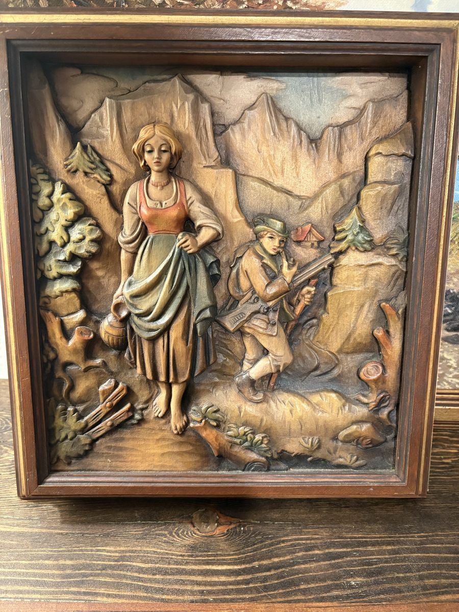 1830 Carl Fitzweg wood carving