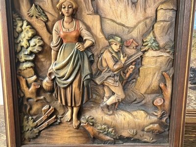 1830 Carl Fitzweg wood carving