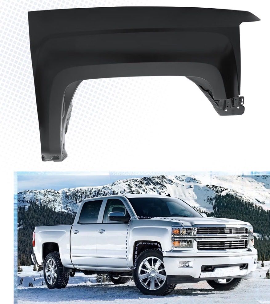 14-18 Chevrolet Silverado right front passenger side fender Chev Chevy