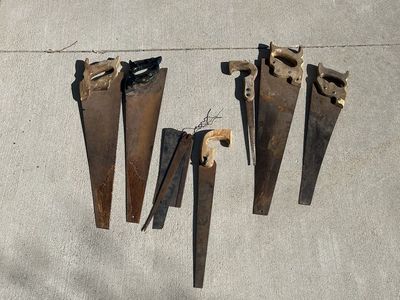 Various saws.
