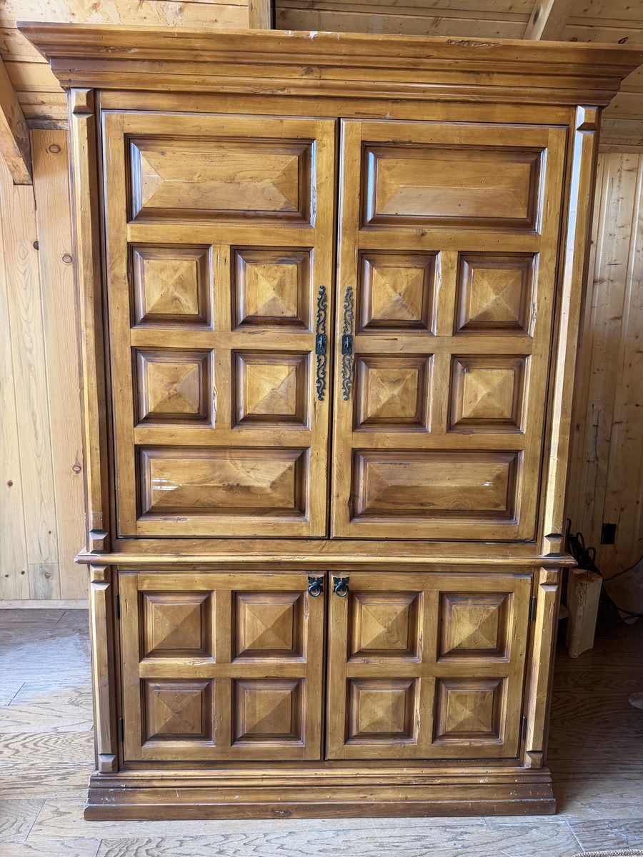 Solid Wood Armoire / Media Center