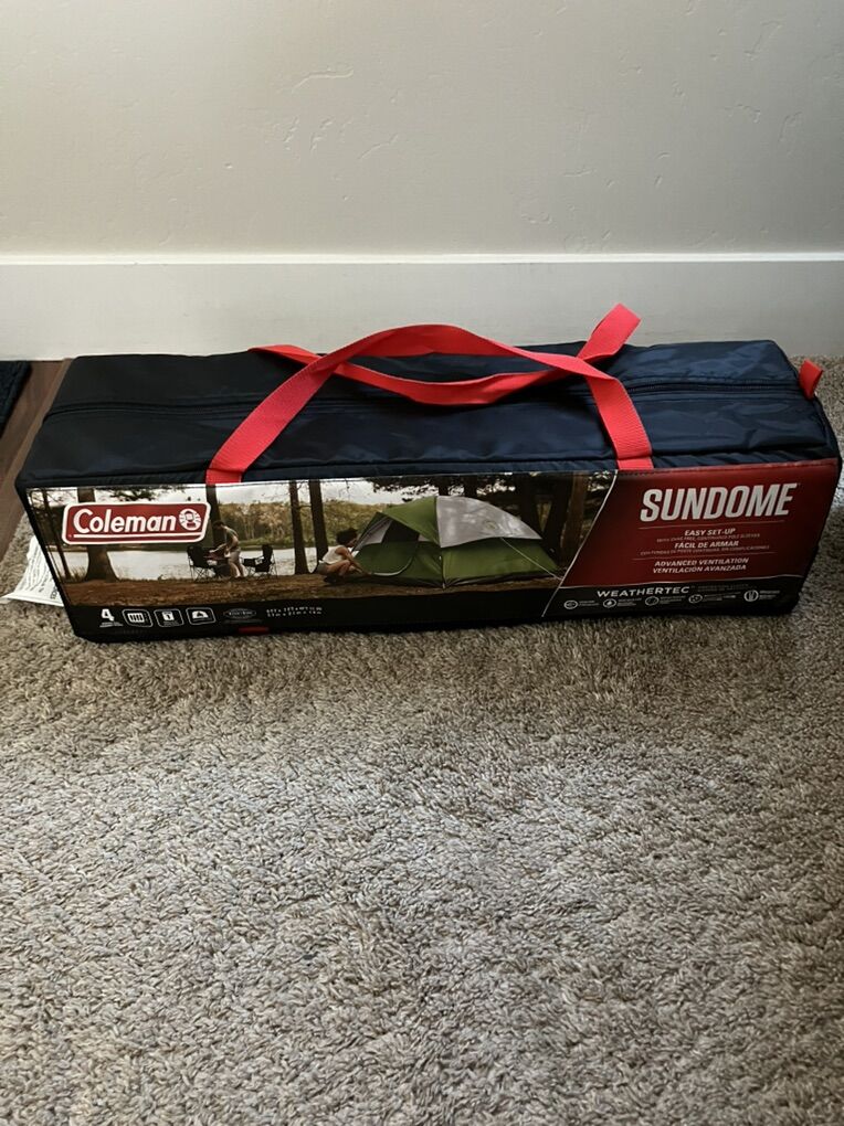 New Coleman 4 Person Tent