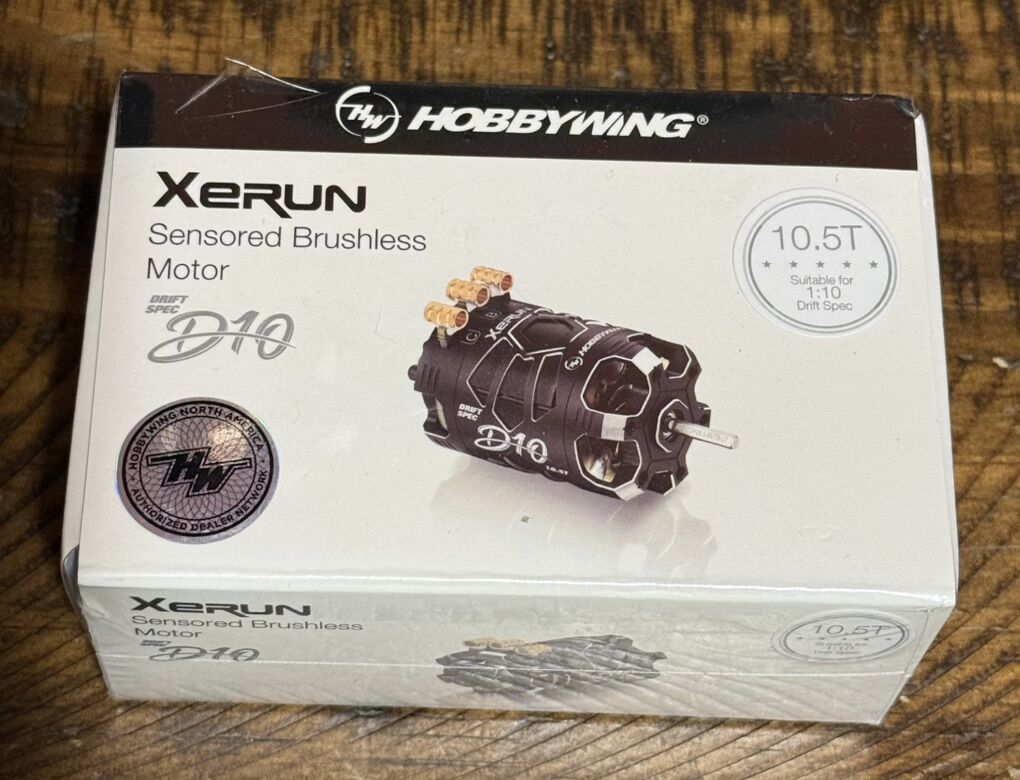 Hobbywing D10 DRIFT 10.5 motor (black/silver)