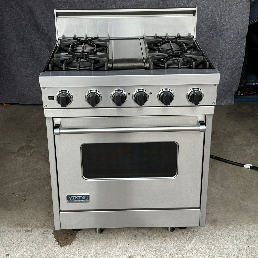 VIKING 30” Dual Fuel Range - Great condition